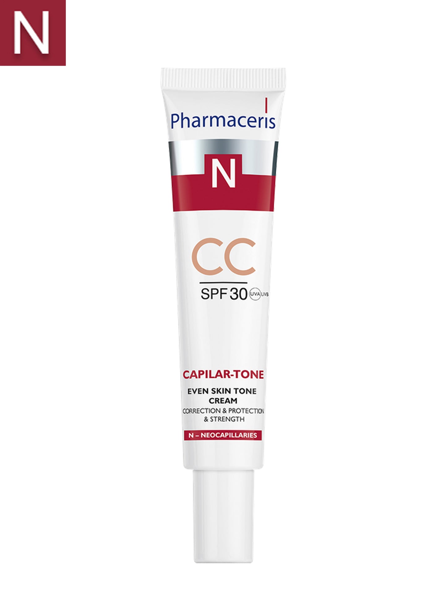 PHARMACERIS N EVENS SKIN TONE CREAM CORRECTION SPF 30 CAPILAR-TONE 40 ML