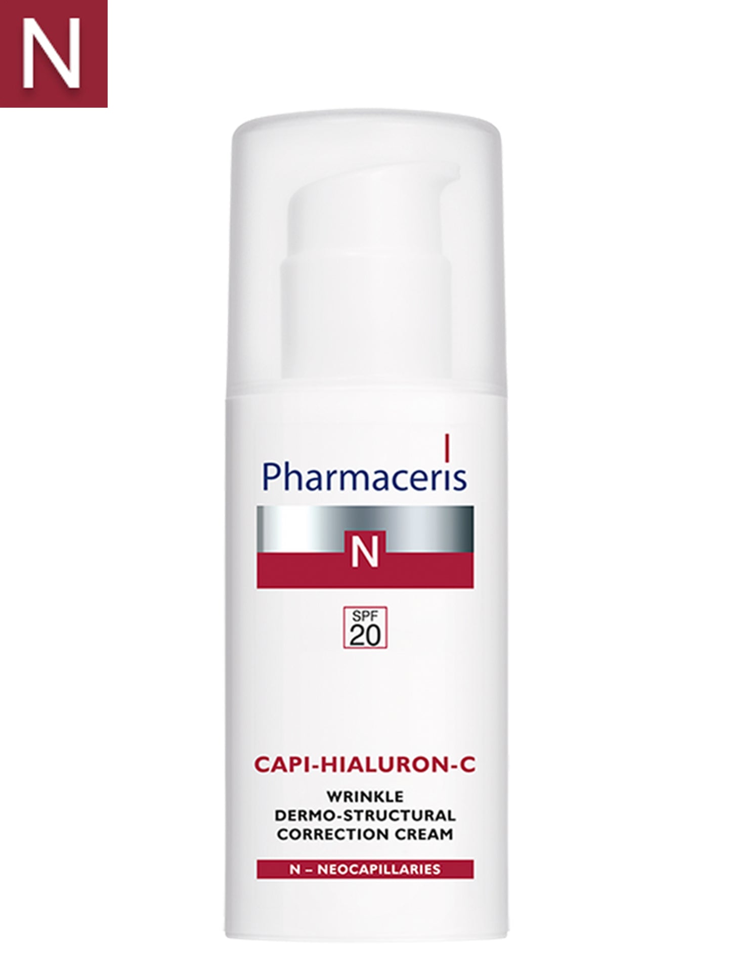PHARMACERIS N WRINKLE DERMO-STRUCTURAL CORRECTION CREAM CAPI-HIALURON-C 50 ML