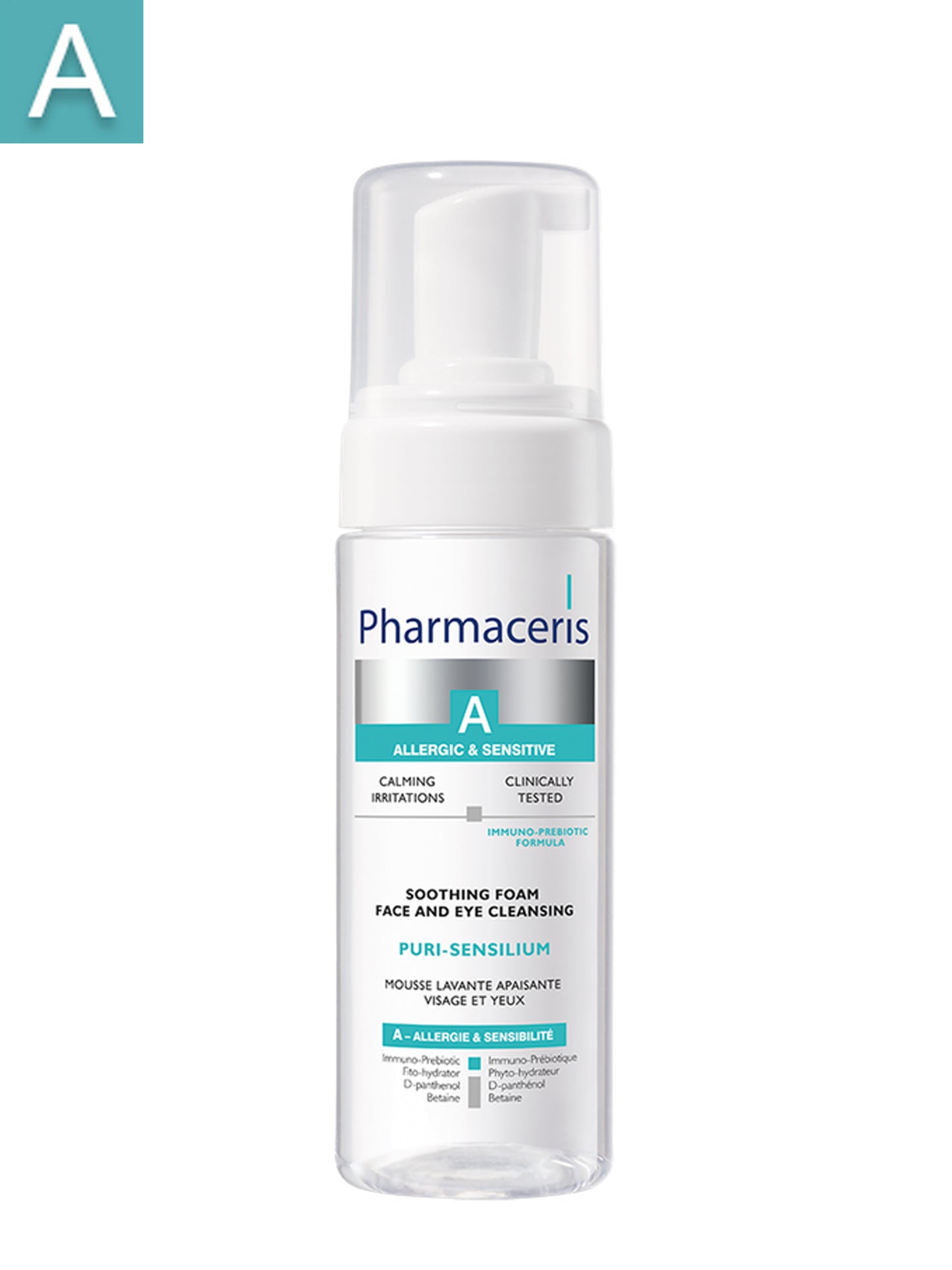 PHARMACERIS A SOOTHING FOAM FACE AND EYE CLEANSING PURI-SENSILIUM 150 ML