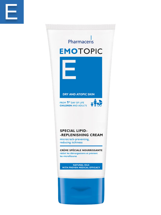 EMOTOPIC SPECIAL LIPID-REPLENISHING CREAM FOR FACE AND BODY MICROCRACK-PREVENTING, REDUCING ITCHINESS 75 ML