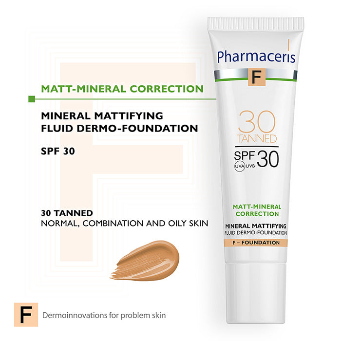 PHARMACERIS F FLUID FOUNDATION SPF 20 CAPILAR-CORRECTION 10 PORCELAIN 30 ML