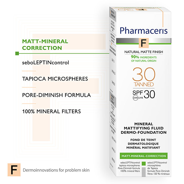 PHARMACERIS F FLUID FOUNDATION SPF 20 CAPILAR-CORRECTION 10 PORCELAIN 30 ML