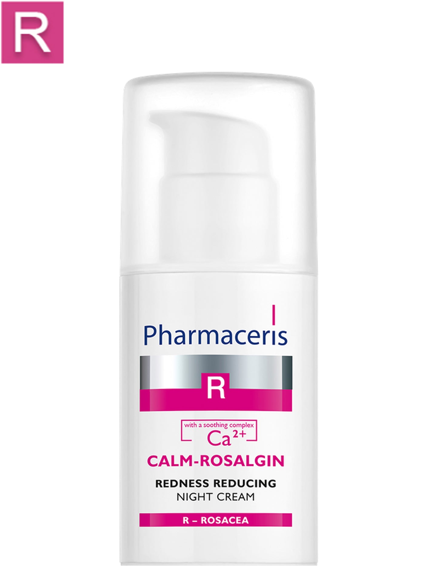 PHARMACERIS R REDNESS REDUCING NIGHT CREAM WITH SOOTHING CA2 COMPLEX CALM-ROSALGIN 30 ML