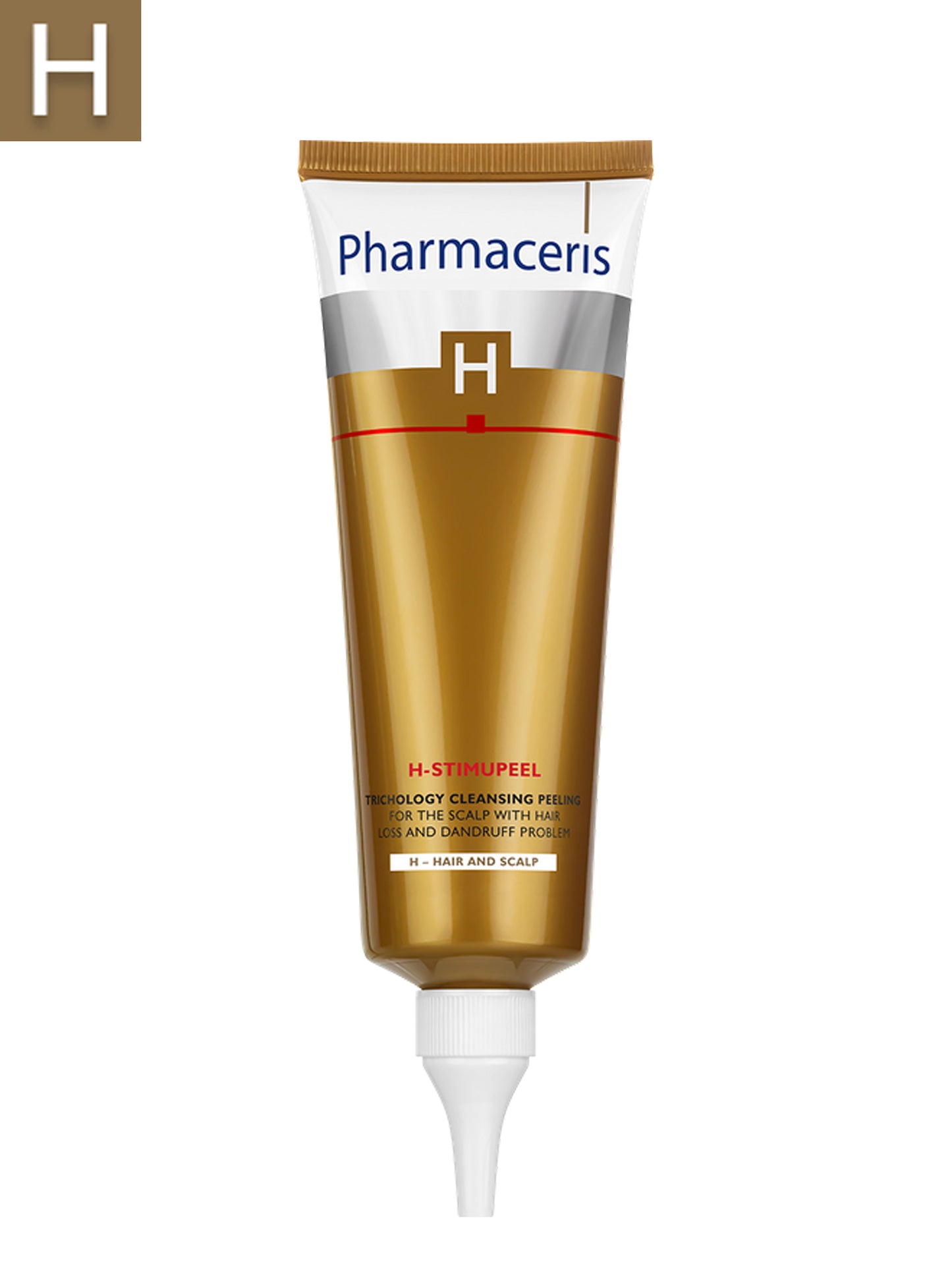PHARMACERIS H TRICHOLOGY CLEANSING PEEL FOR THE SCALP WITH HAIR LOSS AND DANDRUFF PROBLEM H-STIMUPEEL 125 ML