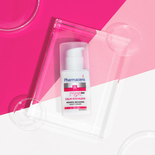 PHARMACERIS R REDNESS REDUCING NIGHT CREAM WITH SOOTHING CA2 COMPLEX CALM-ROSALGIN 30 ML