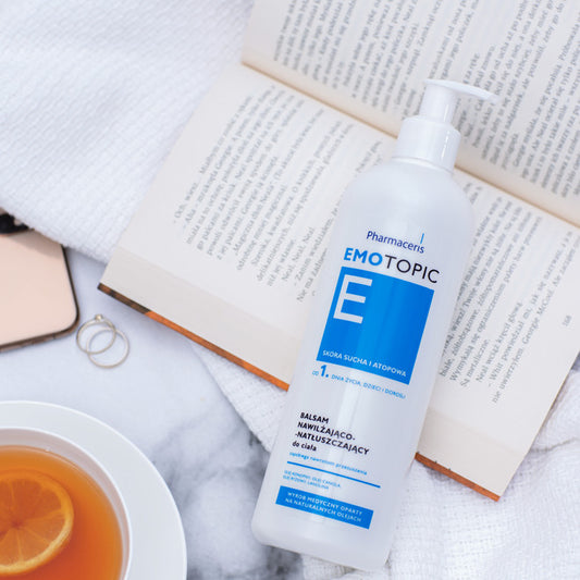 EMOTOPIC HYDRATING AND LIPID-REPLENISHING BODY BALM FOR DAILY CARE PREVENTING DRY SKIN AND RECURRING DRYNESS 190 ML