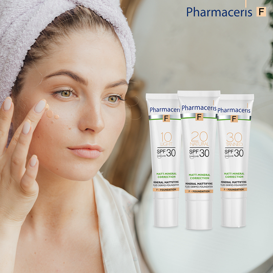 PHARMACERIS F FLUID FOUNDATION SPF 20 CAPILAR-CORRECTION 20 NUDE 30 ML
