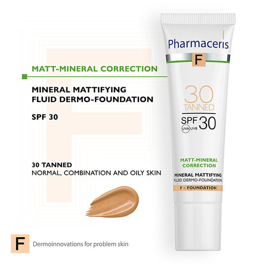 PHARMACERIS F FLUID FOUNDATION SPF 20 CAPILAR-CORRECTION 10 PORCELAIN 30 ML