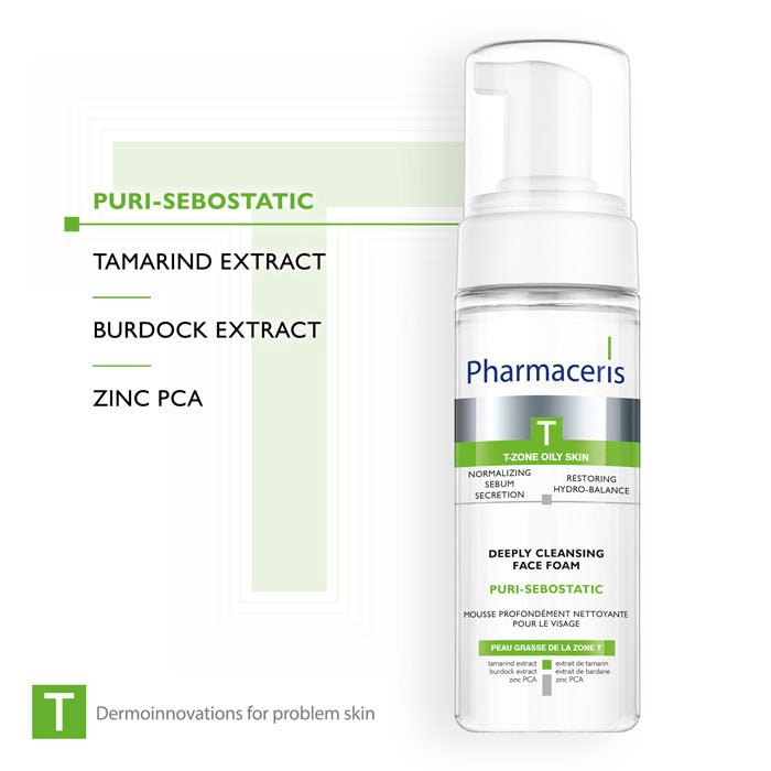 Pharmaceris T DEEPLY CLEANSING FACE FOAM  PURI-SEBOSTATIC 150 ml