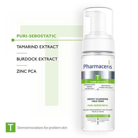 Pharmaceris T DEEPLY CLEANSING FACE FOAM  PURI-SEBOSTATIC 150 ml