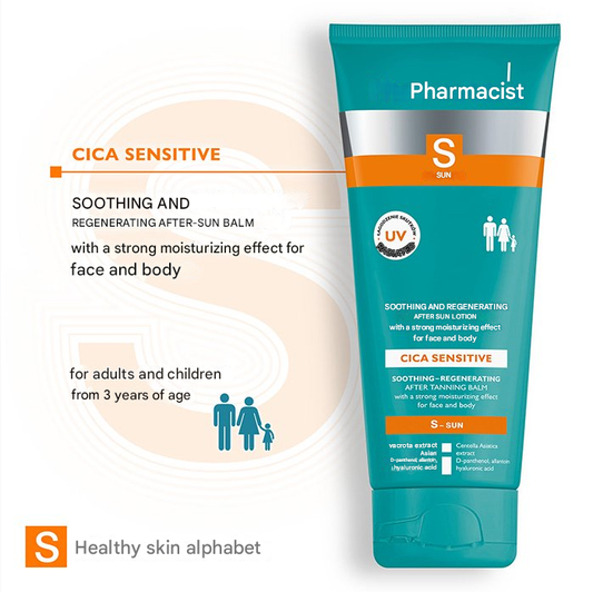 SOOTHING AND REGENERATING AFTER-SUN BALM with a strong moisturizing effect for face and body